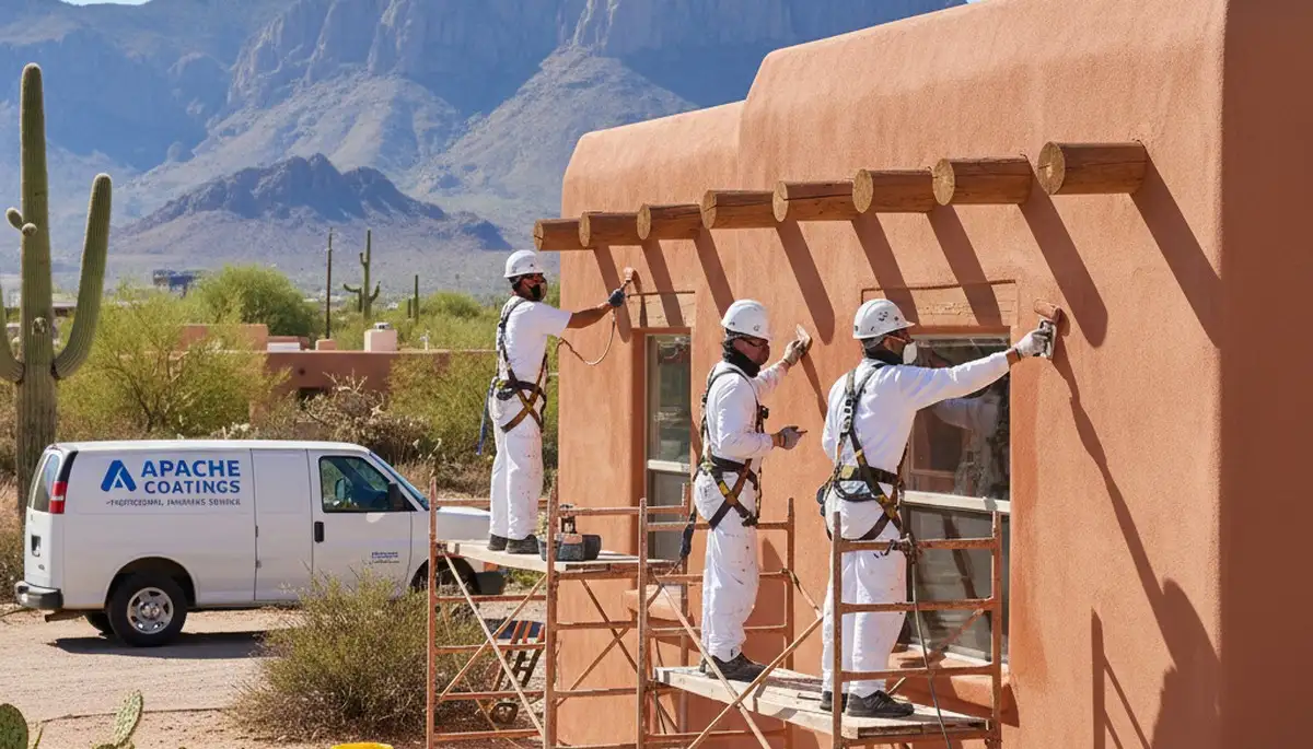 Mesa, AZ painting company crew providing professional interior and exterior painting services