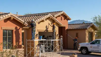 Painting contractor in Mesa, AZ providing professional interior and exterior painting services