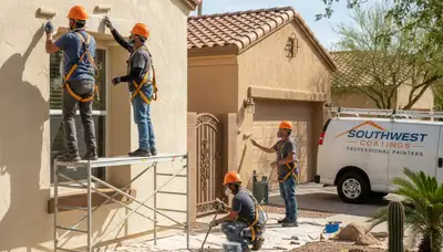 Mesa, AZ painting contractor providing professional interior and exterior painting services