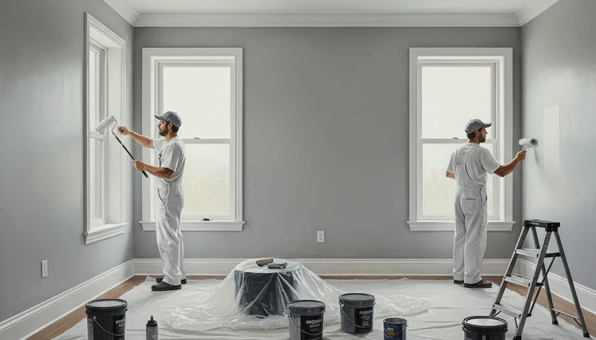 Interior house painting in Mesa, AZ by Mesa Paint Pros for durable desert-home finishes