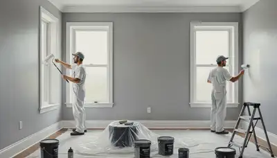Interior house painting in Mesa, AZ by Mesa Paint Pros for durable desert-home finishes