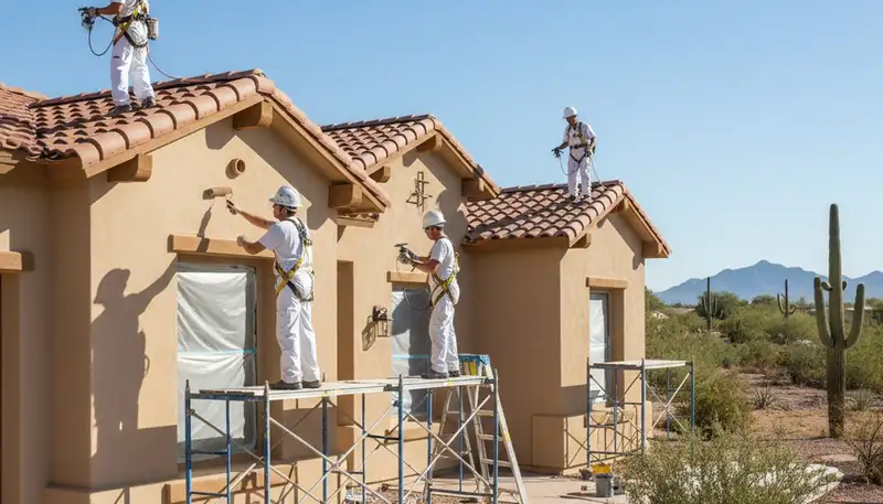Mesa, AZ painting contractor delivering professional residential and commercial painting services