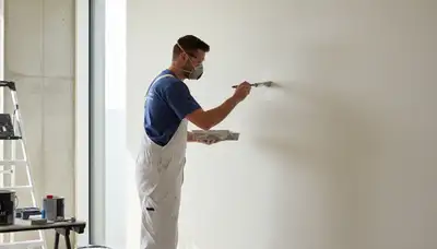 Mesa, AZ painter repairing wall scuffs, chips, and faded paint with touch-up service