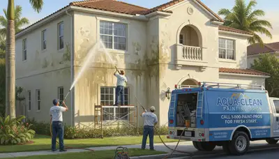 Mesa, AZ pressure cleaning for painted exterior, removing dust and grime from home siding