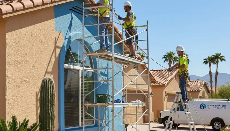 Painting contractor serving Mesa, AZ with professional interior and exterior painting services