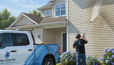 Vinyl siding pressure cleaning in Mesa, AZ for cleaner, brighter exterior surfaces