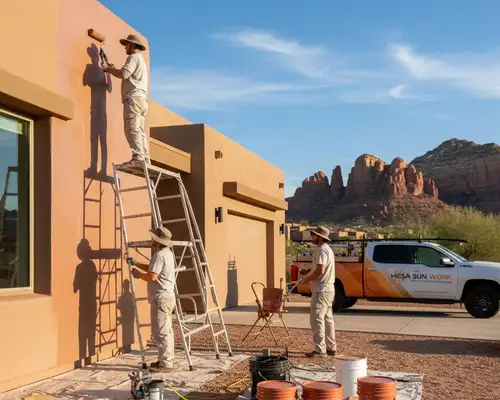 Exterior painting services in Mesa, AZ built to protect homes from intense desert sun